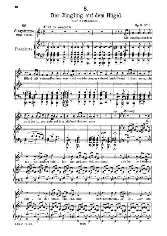 Product picture to: Der Jüngling auf dem Hügel D.702Franz Schubert