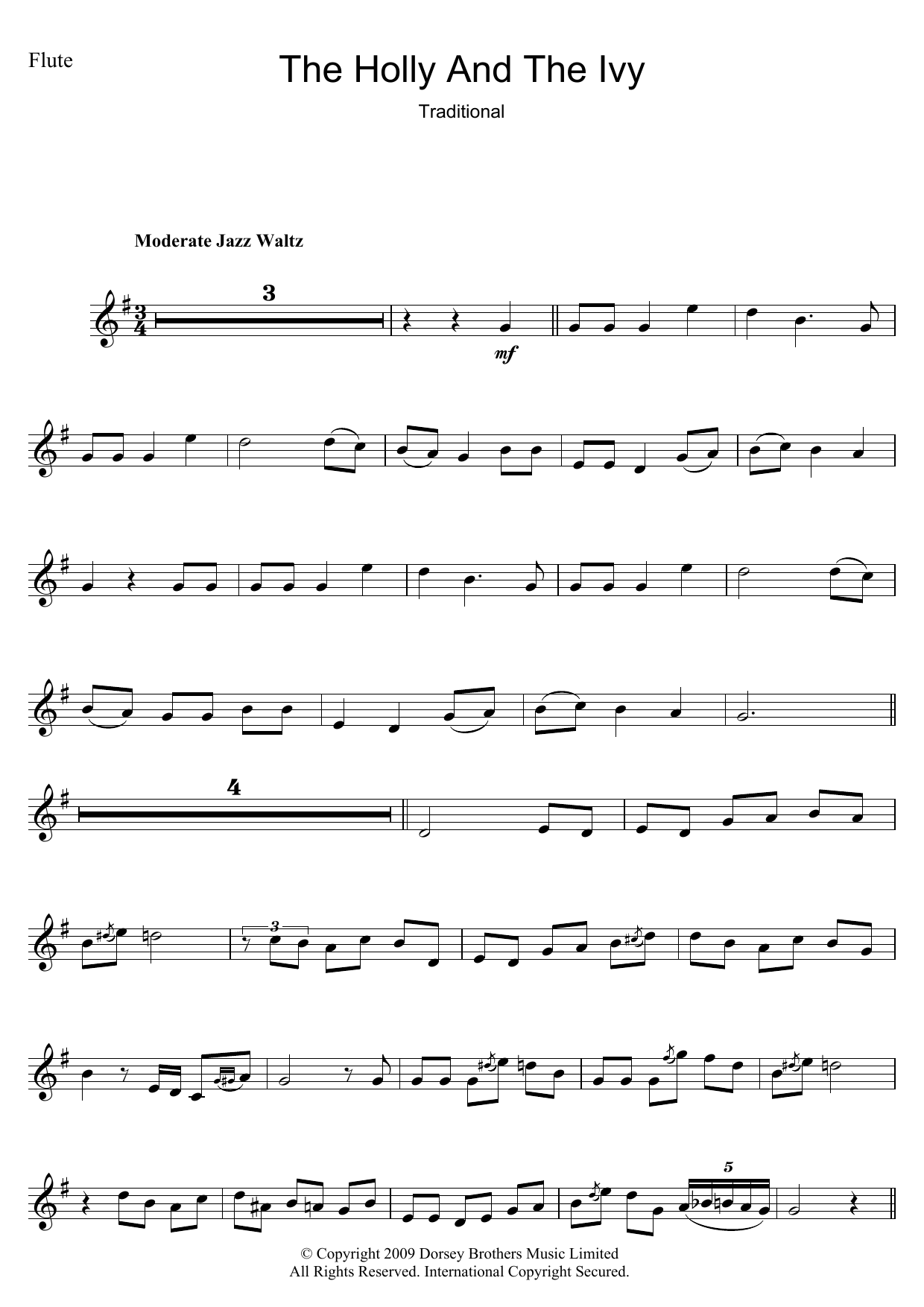 Product gallery: Page 1 of 1 The Holly And The Ivy, Traditional Carol