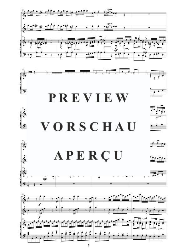 Produktgalerie: Seite 6 von 11 Oboe Concerto No.9 in C--Dur Op.9, , 2 Oboen und Cembalo/Klavier