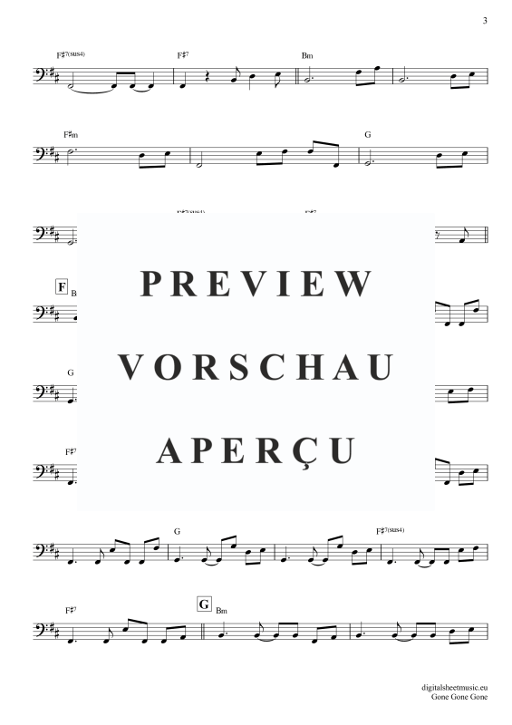 Produktgalerie: Seite 8 von 9 Gone Gone Gone, Guetta, David Swims, Teddy Tones And I, E-Bass