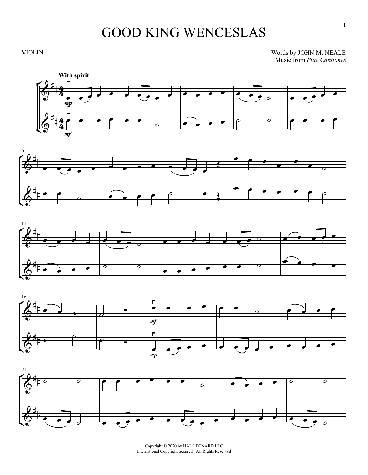 Product gallery: Page 1 of 1 Good King Wenceslas, John M. Neale