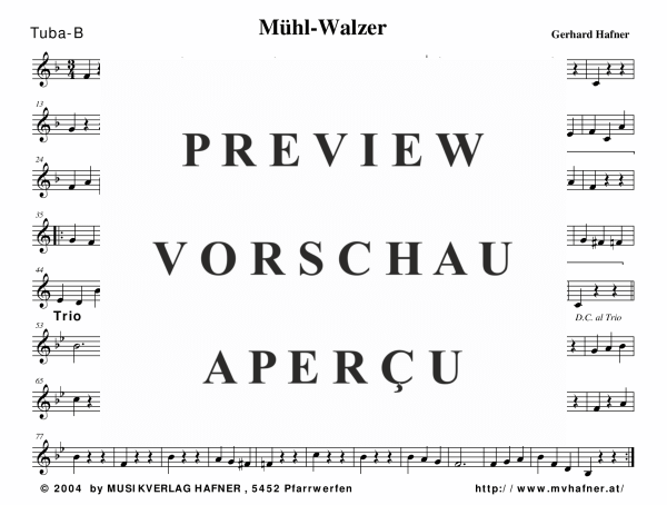 Product gallery: Page 10 of 11 Mühl-Walzer, , (woodwind and brass)