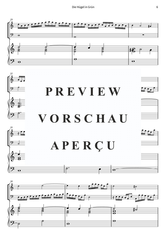 gallery: Die Hügel in Grün - Vestiva i colli - Pastorales Madrigal in drei Stimmen, , Blockflöte, Fagott und Cembalo