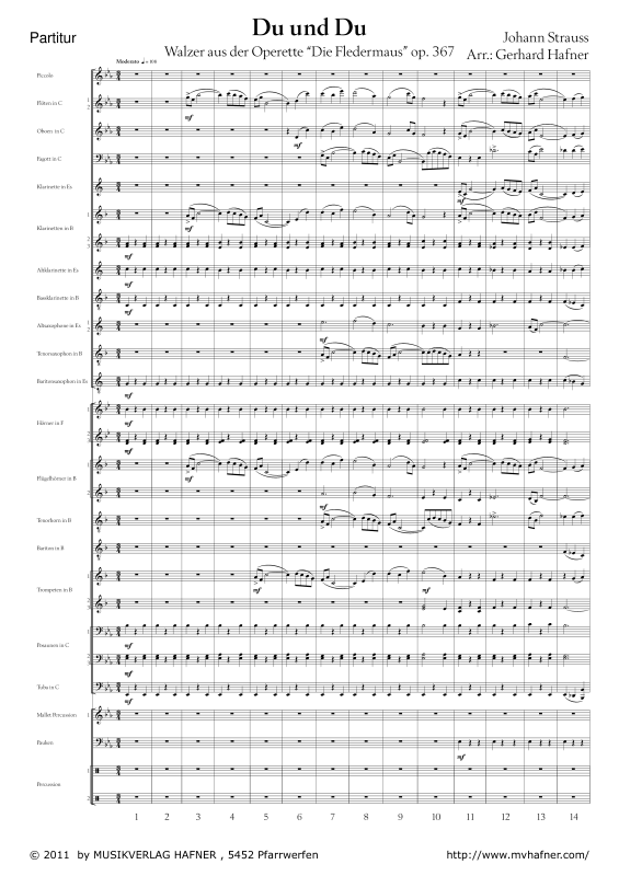 Product gallery: Page 1 of 11 Du und Du, , (large wind orchestra)