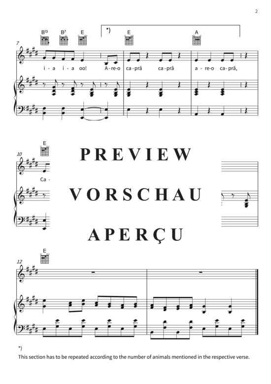 Produktgalerie: Seite 5 von 6 Ferma Animalelor, , (Gesang + Klavier, Gitarre)