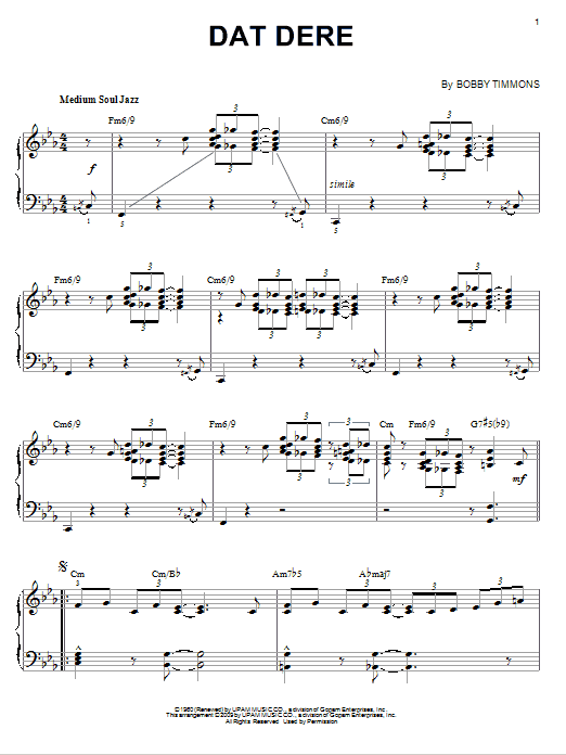 Produktbild zu: Dat Dere (arr. Brent Edstrom)