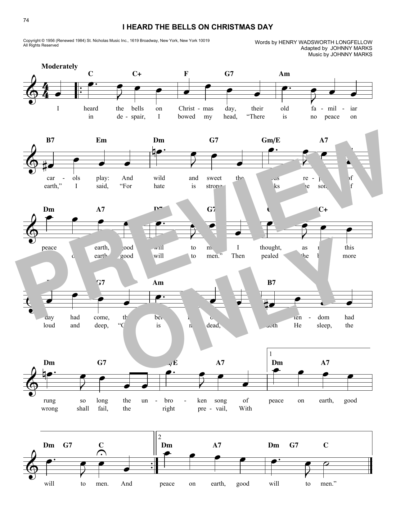 Produktbild zu: I Heard The Bells On Christmas Day