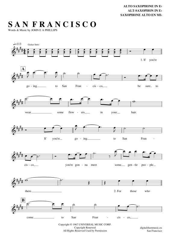 Produktbild zu: San FranciscoScott McKenzie