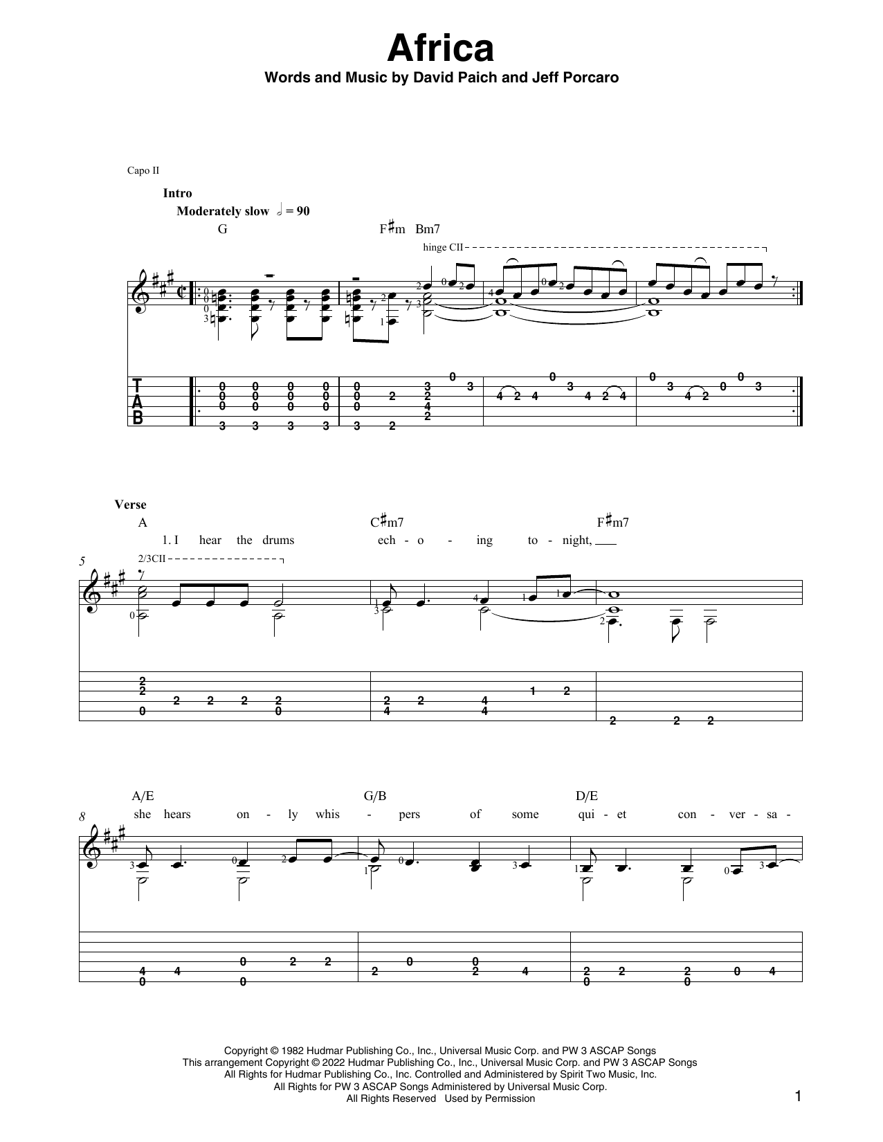 Produktbild zu: Africa (arr. Ben Pila)