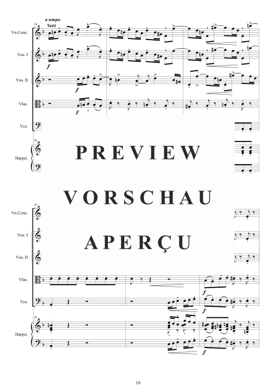 Product gallery: Page 11 of 11 Violin Concerto in D minor BWV 1052, , Mixed Ensemble: Violin, Strings and Harpsichord Bc