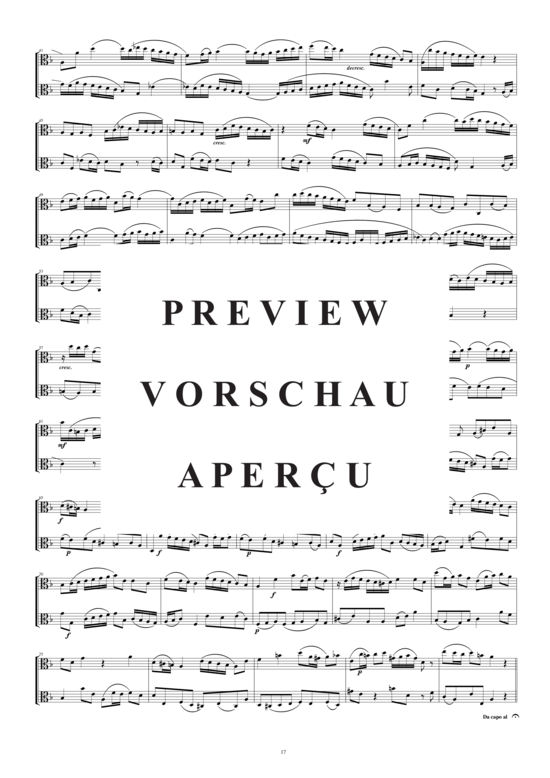 Product gallery: Page 3 of 3 Arie aus der Kantate Nr.56 für zwei Bratschen, , 