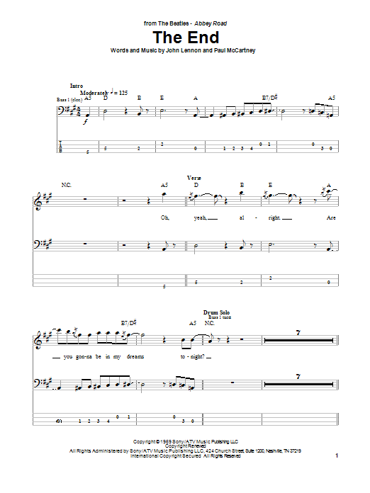 Produktbild zu:  The End - The Beatles