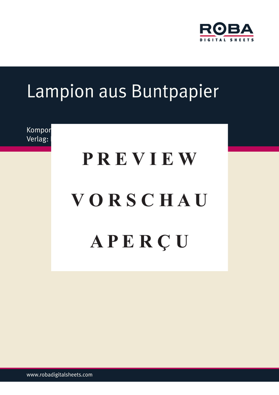 Product gallery: Page 2 of 4 Lampion aus Buntpapier , , Piano and Voice