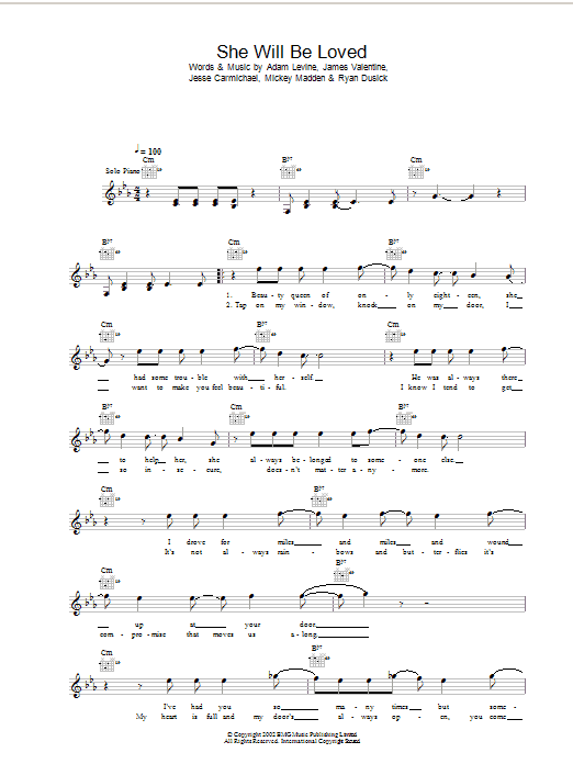 Produktbild zu: She Will Be Loved