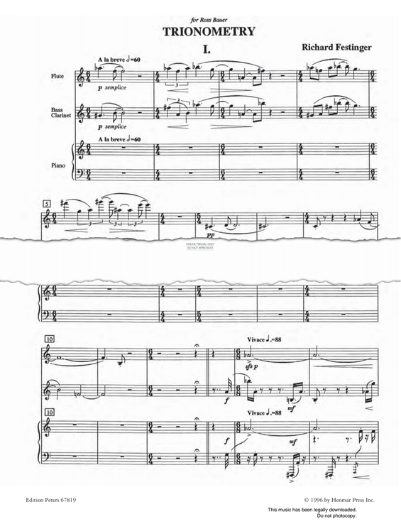 gallery: Trionometry, Richard Festinger, Flöte, Klarinette, Klavier