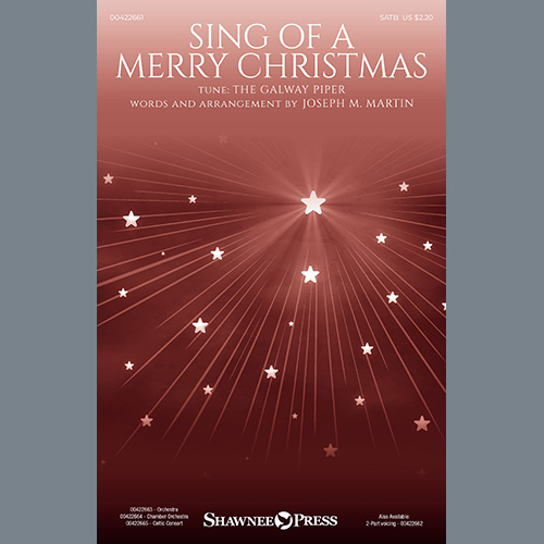 cover: Sing Of A Merry Christmas, Joseph M. Martin