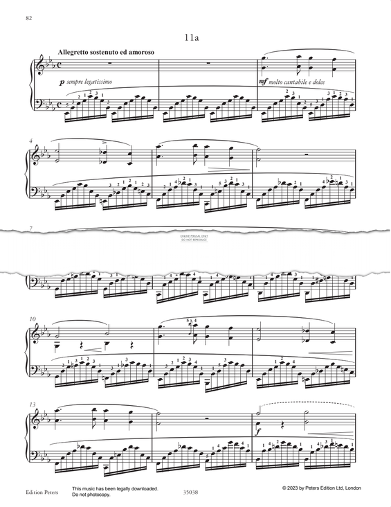 Produktgalerie: Seite 1 von 1 Etude in E-Flat major, Adolph von Henselt, Klavier