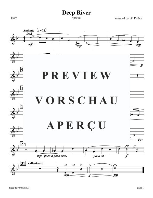 Produktgalerie: Seite 9 von 11 Deep River, , BlechblÀser Sextett