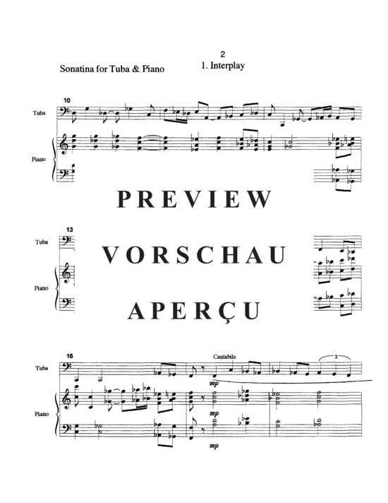 gallery: Sonatina , , (Tuba + Klavier)