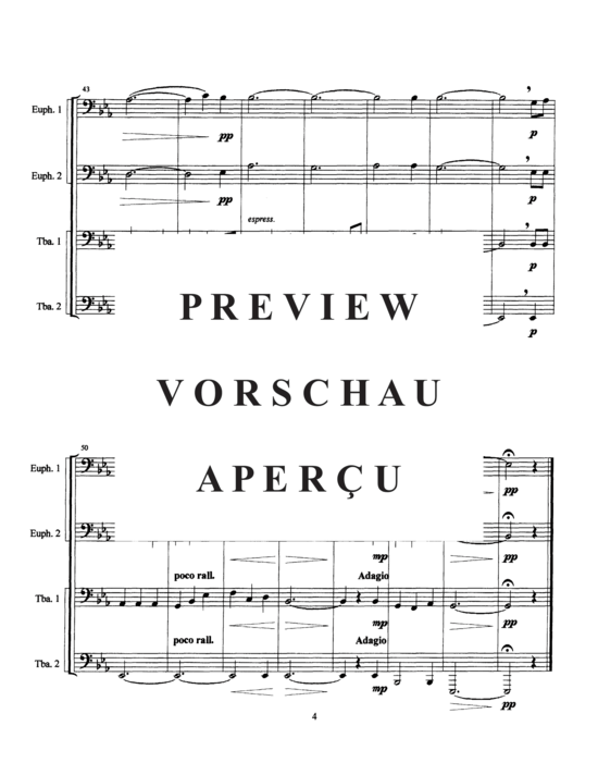 Product gallery: Page 6 of 10 Oh Where Art Thou Dreaming , , (Tuba Quartett EETT)