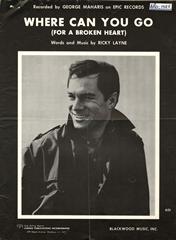 cover: Where Can You Go (For A Broken Heart), George Maharis