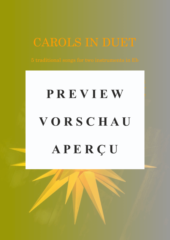 gallery: Carols in Duet, , Duette für 2 Alt Saxophone oder Instrumente in Es