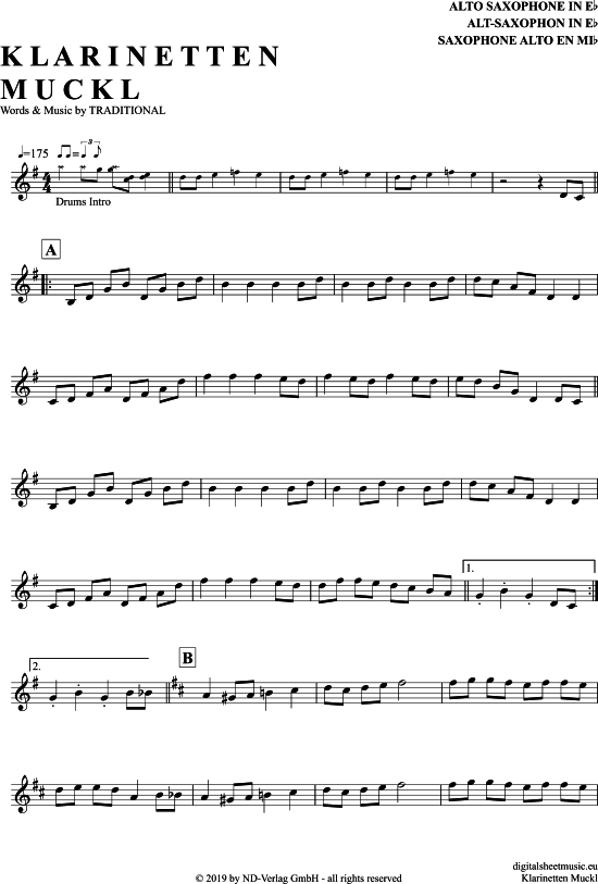 Product gallery: Page 1 of 4 Klarinetten Muckl , , Alto Saxophone
