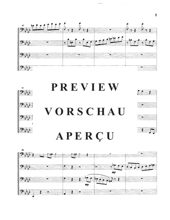 Product gallery: Page 10 of 19 Sarabande and Bouree , , (Tuba Quartett EETT)