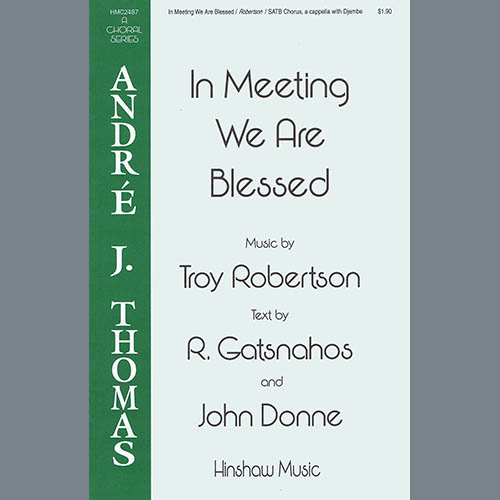Produktbild zu: In Meeting We Are Blessed