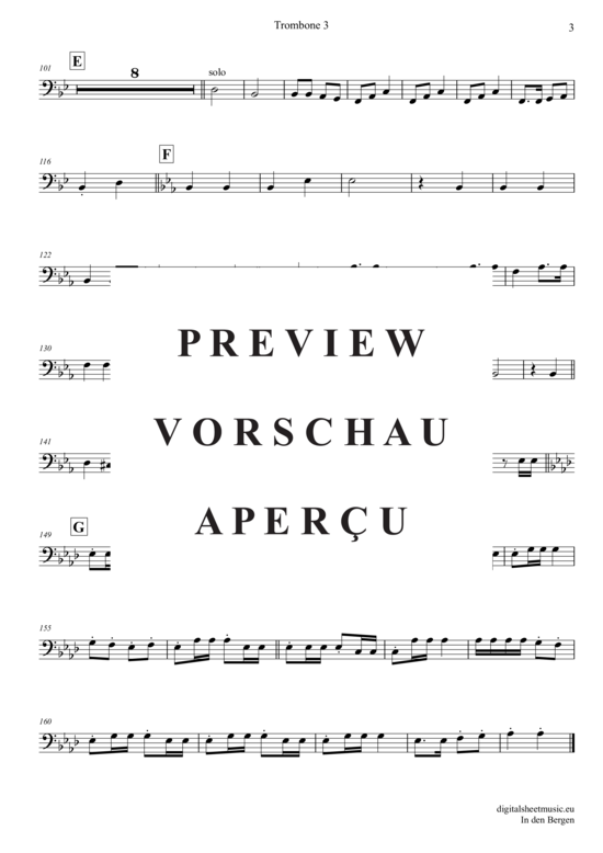 Product gallery: Page 17 of 21 In Den Bergen , Avsenik, Slavko, (Trombone Trio + Piano)