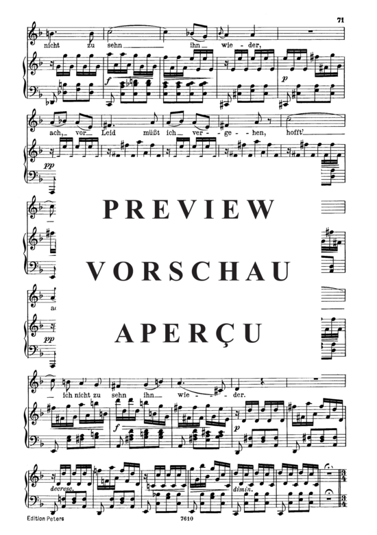 Product gallery: Page 5 of 8 Suleika II, D.717 Um deine feuchten Schwingen, , Low Voice and Piano