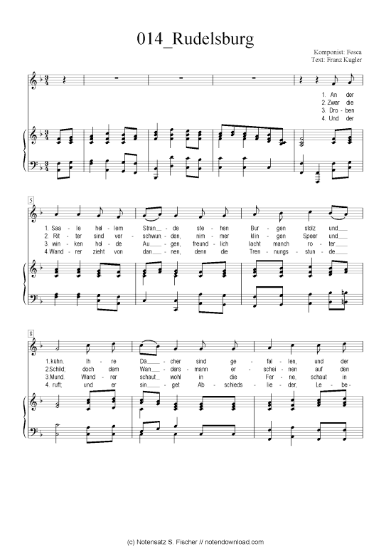Produktbild zu: Rudelsburg Fesca / Franz Kugler