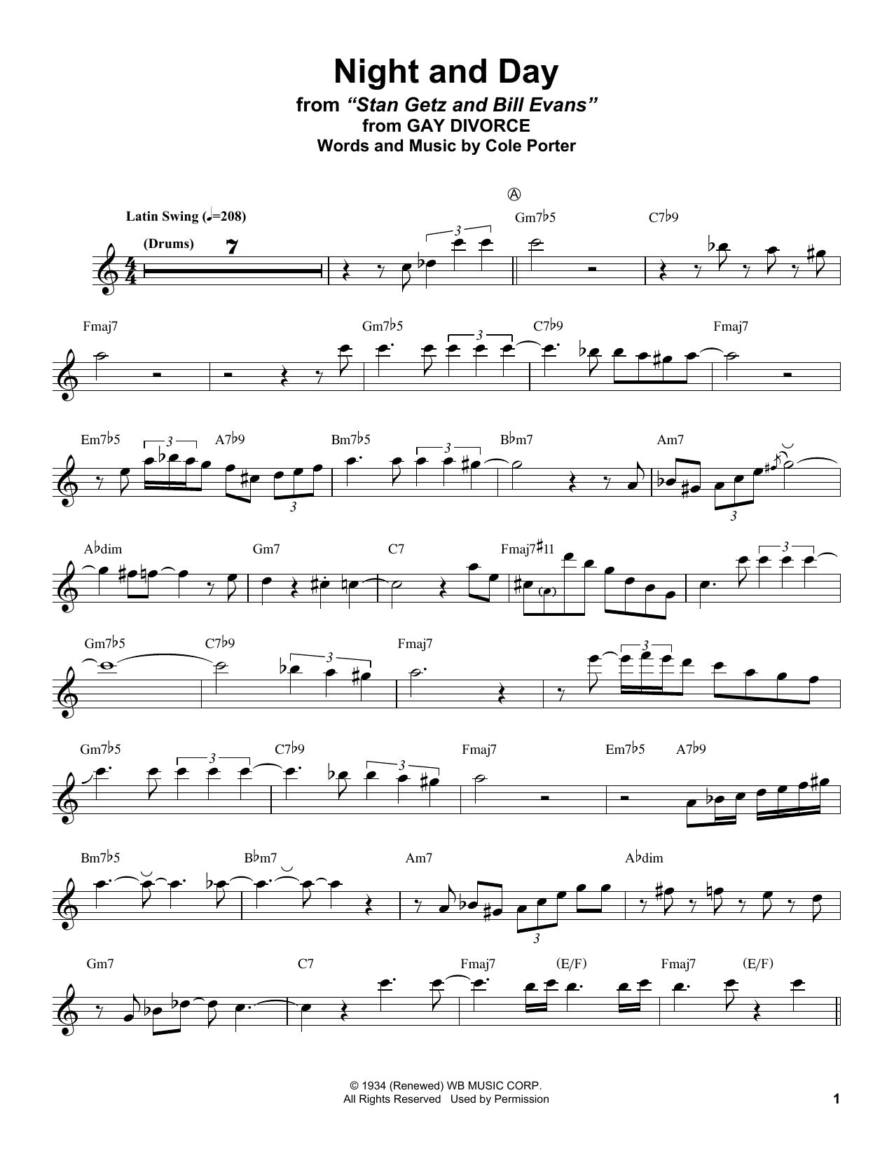 Product gallery: Page 1 of 1 Night And Day, Stan Getz