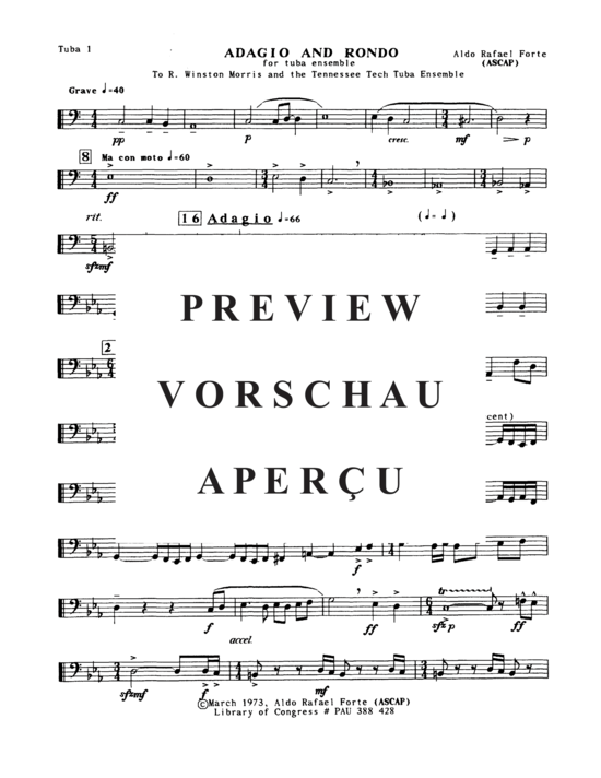 Product gallery: Page 21 of 21 Adagio and Rondo , , (Tuba Quartett EETT)