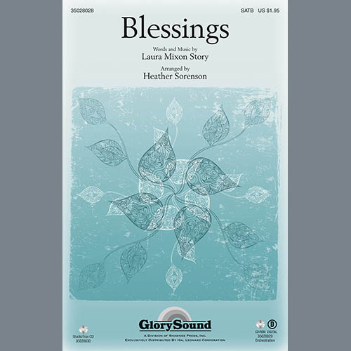 cover: Blessings (arr. Heather Sorenson), Laura Story, Chor