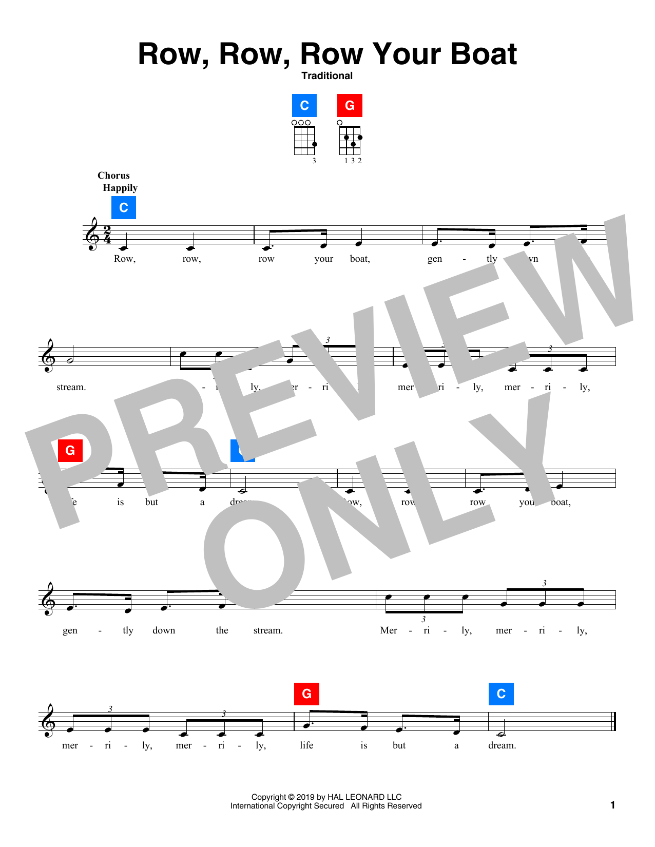 Product gallery: Page 1 of 1 Row, Row, Row Your Boat, Traditional