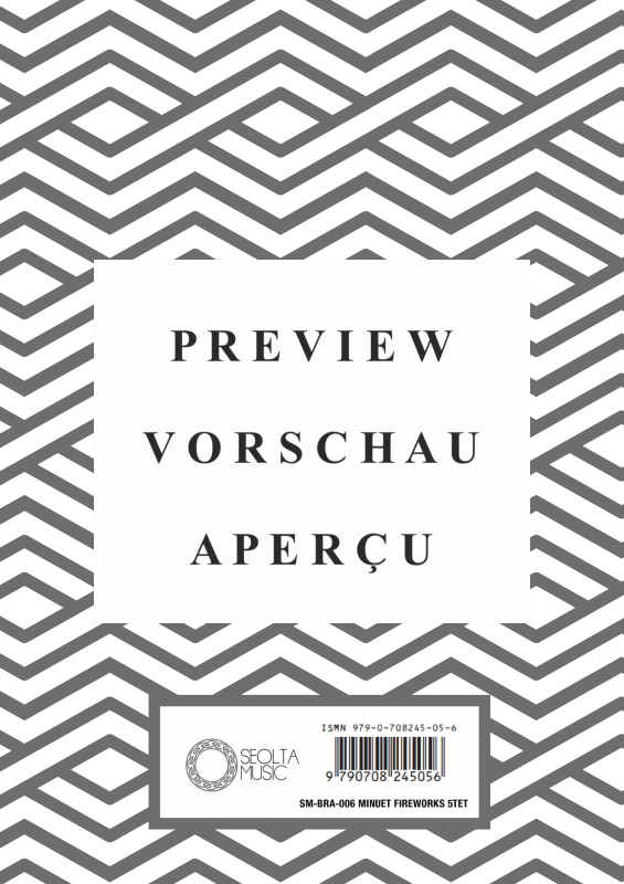 Produktgalerie: Seite 9 von 11 Menuett aus der Feuerwerksmusik, , Blechbläser Quintett