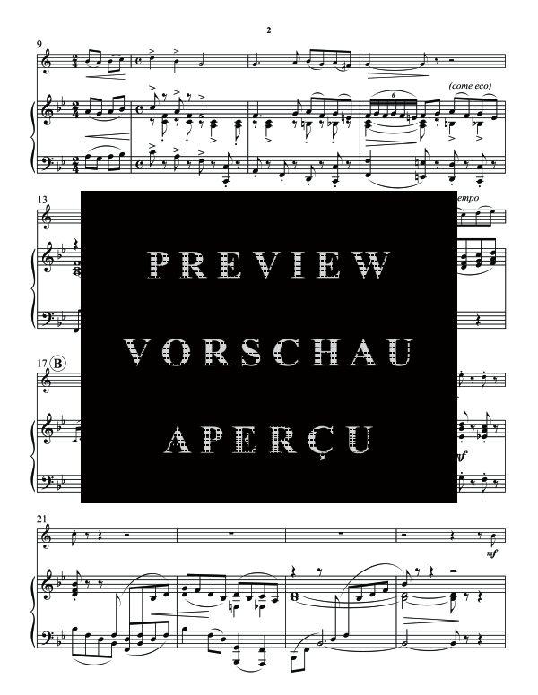 Produktgalerie: Seite 6 von 10 Non la sospiri la nostra casetta, , (Trompete in B und Klavier)