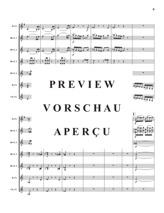 Product gallery: Page 10 of 21 Gypsy Baron Overture , , (clarinet choir)