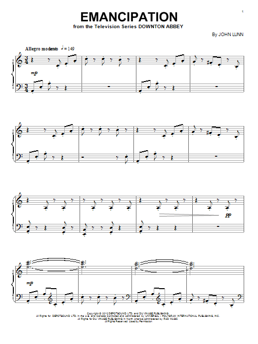 Product gallery: Page 1 of 1 Emancipation, John Lunn