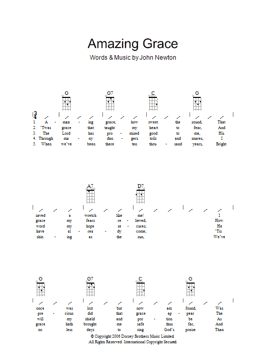 Product gallery: Page 1 of 1 Amazing Grace, John Newton
