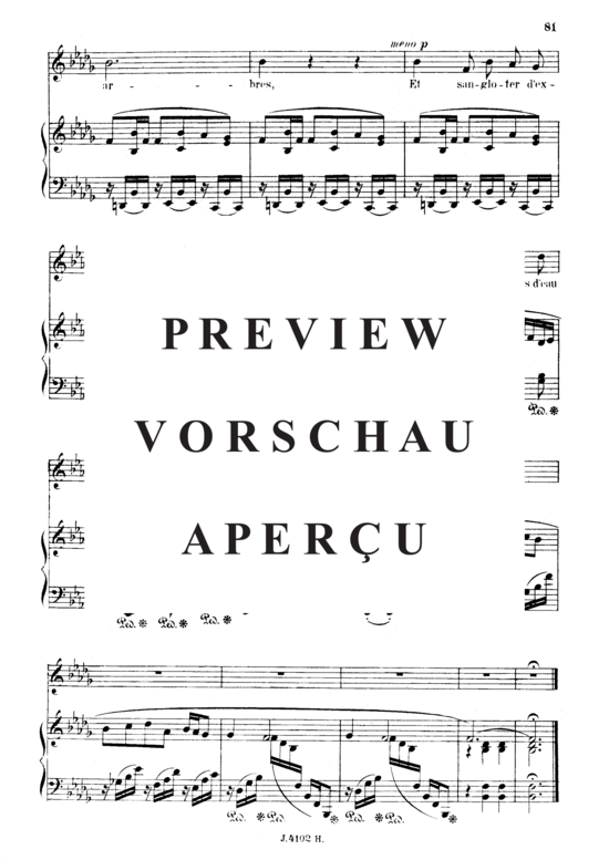 gallery: Clair de lune Op.46 No.2 , , (Gesang mittel + Klavier)