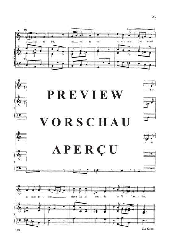 Product gallery: Page 4 of 4 Ah! Tu non sai, Quant'il mio cor sospira, , Low Voice and Piano