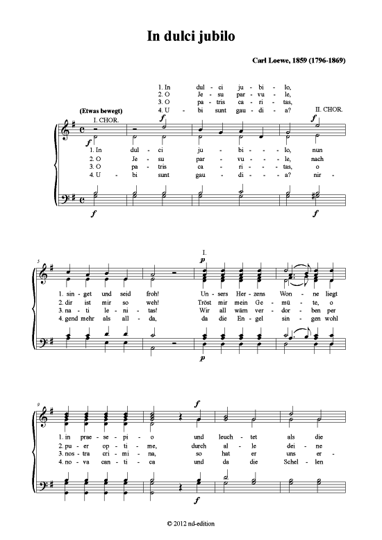 gallery: In dulci jubilo , , (Gemischter Chor)