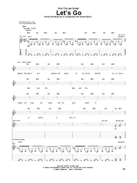 Produktgalerie: Seite 1 von 1 Let's Go, Ministry, Gitarre
