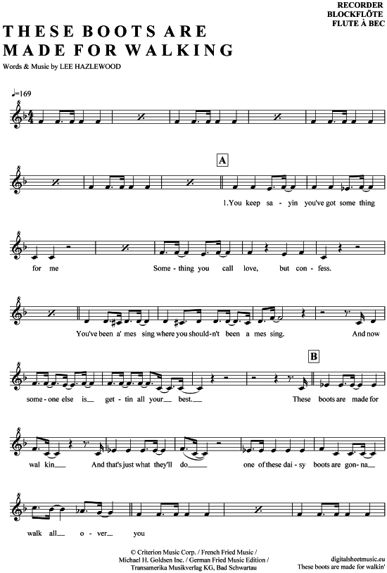 Product gallery: Page 1 of 4 These boots are made for walking , Sinatra, Nancy, (recorder)