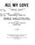 cover: All My Love, Emile Waldteufel, Gesang, Klavier
