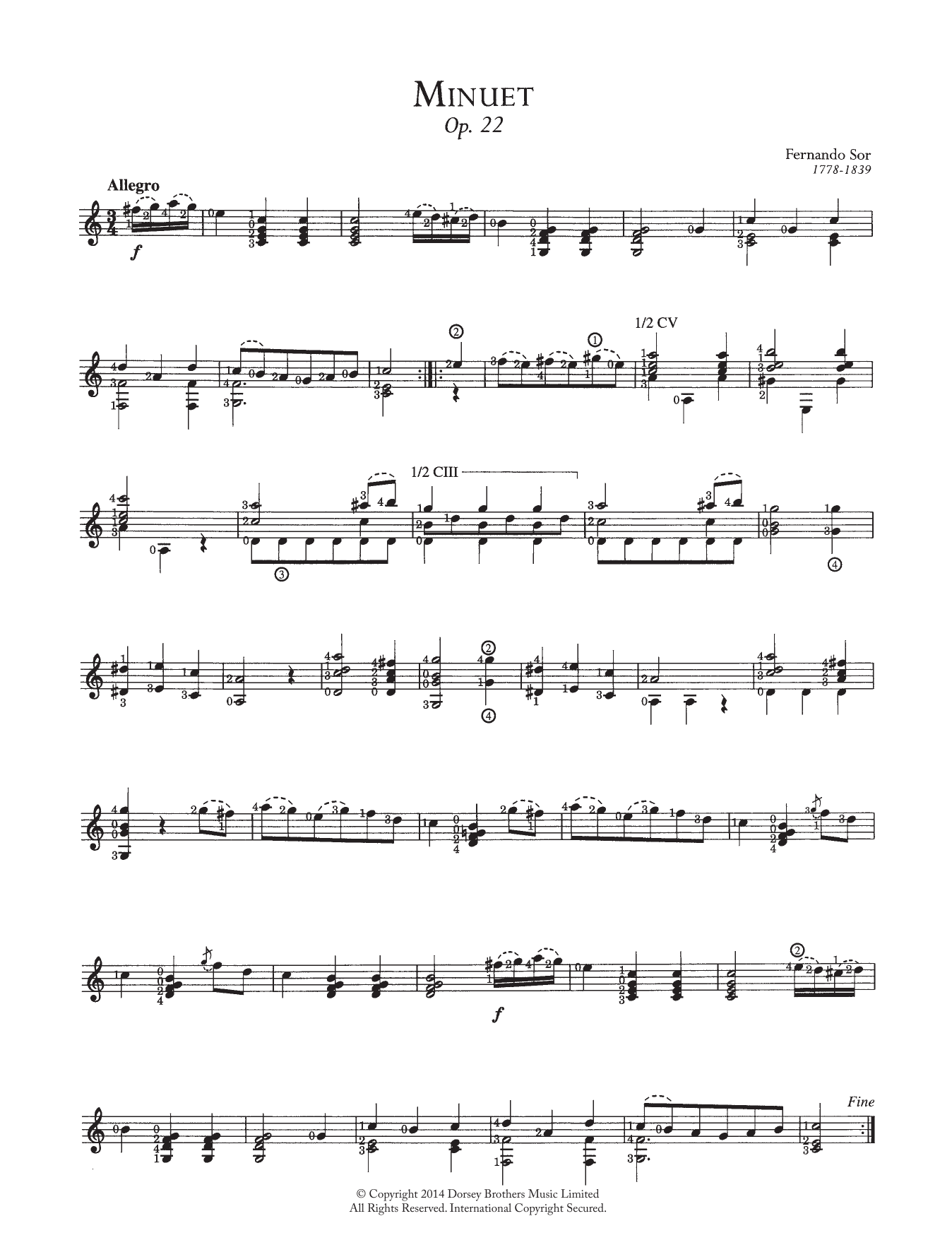 Product picture to: Minuet, Op.22