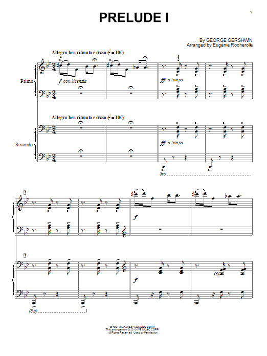 Product gallery: Page 1 of 1 Prelude I (Allegro Ben Ritmato E Deciso), Eugénie Rocherolle