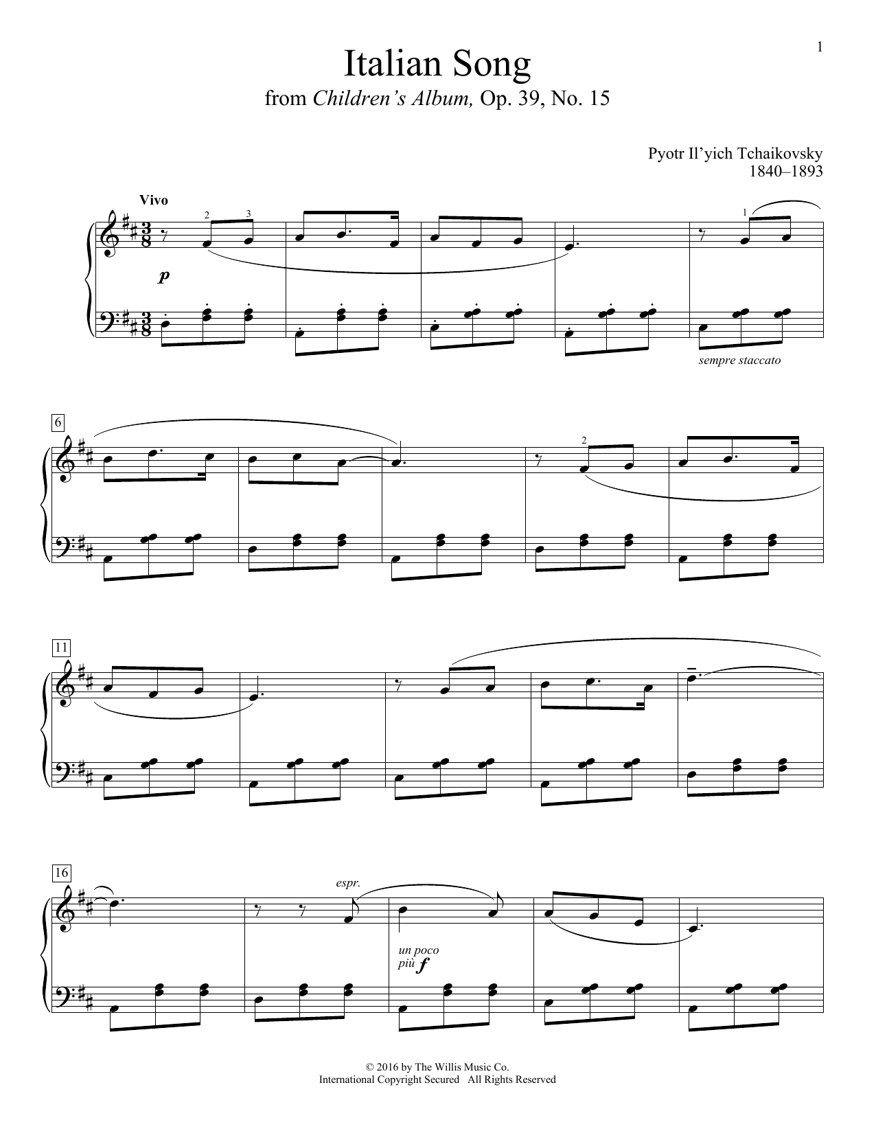 Produktbild zu: Italian Song